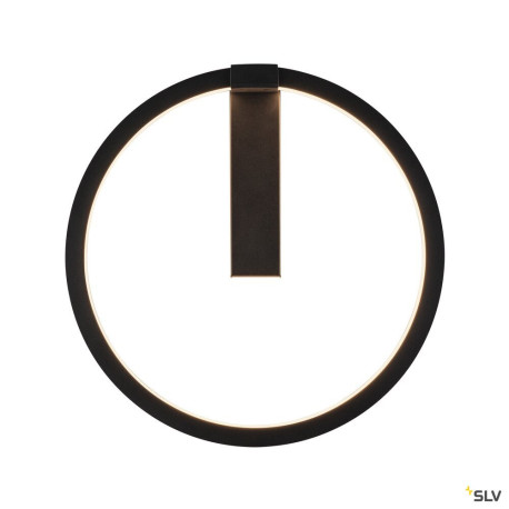 Appliques intérieures LED ONE 40 applique murale LED intérieur noir LED 14 W IP 20 - SLV 1002915 