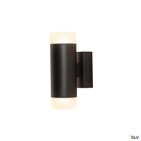 Appliques intérieures ASTINA UP/DOWN applique intérieure noir GU10/QPAR51 2x 10W max - SLV 1002933 