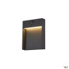 Appliques extérieures LED avec détecteur FLATT SENSOR applique extérieure anthracite LED 16W 3000/4000K IP54 avec - SLV 1002954