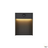 Appliques extérieures LED avec détecteur FLATT SENSOR applique extérieure anthracite LED 16W 3000/4000K IP54 avec - SLV 1002954