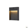 Appliques extérieures LED avec détecteur FLATT SENSOR applique extérieure anthracite LED 16W 3000/4000K IP54 avec - SLV 1002954