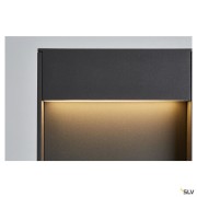 Bornes Extérieures LED FLATT 65 borne extérieure anthracite LED 97W 3000K/4000K IP65 - SLV 1002956 