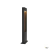 Bornes Extérieures LED FLATT 65 borne extérieure anthracite/imitation bois LED 97W 3000/4000K IP - SLV 1002957 