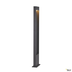 Bornes Extérieures LED FLATT 100 borne extérieure anthracite LED 97W 3000K/4000K IP65 - SLV 1002958 