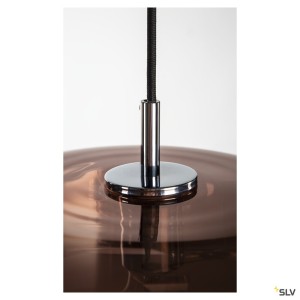 Suspensions PANTILO 28 suspension intérieure cuivre E27 15W max câble nu sans patère - SLV 1003007 