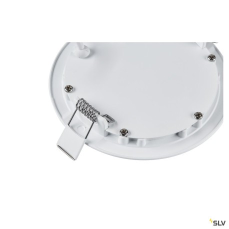 Encastrés plafond intérieurs LED SENSER 12 encastré de plafond intérieur rond blanc mat LED 6W 3000K - SLV 1003008 