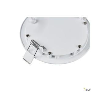 Encastrés plafond intérieurs LED SENSER 12 encastré de plafond intérieur rond blanc mat LED 6W 3000K - SLV 1003008 