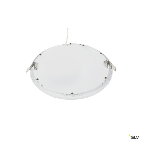 Encastrés plafond intérieurs LED SENSER 24 encastré de plafond intérieur rond blanc mat LED 13W 3000K - SLV 1003010 