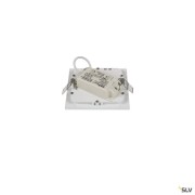 Encastrés plafond intérieurs LED SENSER 12 encastré de plafond intérieur carré blanc mat LED 6W 3000K - SLV 1003011 