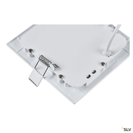 Encastrés plafond intérieurs LED SENSER 12 encastré de plafond intérieur carré blanc mat LED 6W 3000K - SLV 1003011 