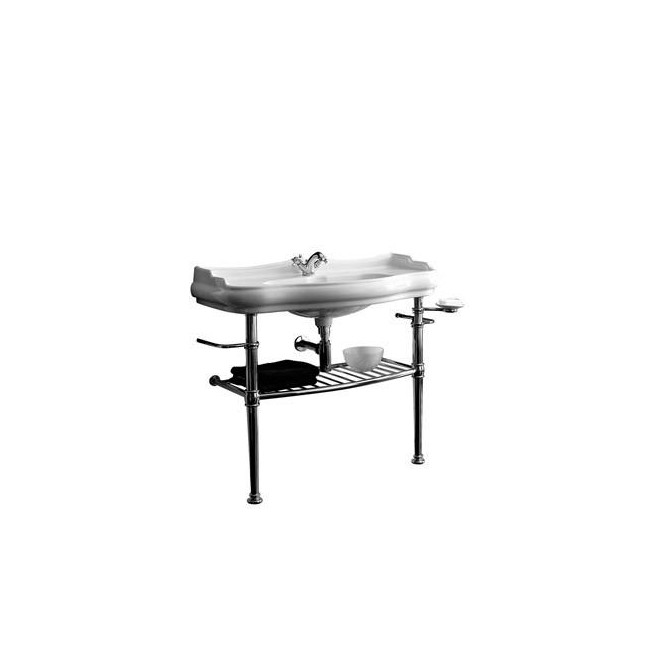 PIEDS COLONNES LAITON POUR LAVABO WPG10509 CHROME - CRISTINA ONDYNA WPG73051