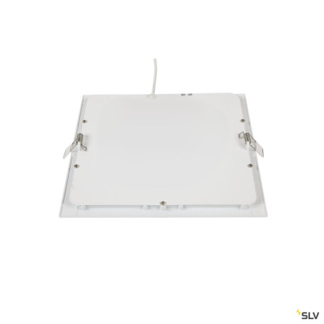 Encastrés plafond intérieurs LED SENSER 24 encastré de plafond intérieur carré blanc mat LED 13W 3000K - SLV 1003013 