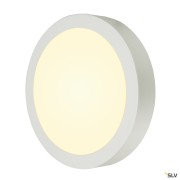 Plafonniers intérieurs LED SENSER 24 plafonnier intérieur rond blanc mat LED 15W 3000K variable Tria - SLV 1003016 
