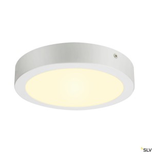 Plafonniers intérieurs LED SENSER 24 plafonnier intérieur rond blanc mat LED 15W 3000K variable Tria - SLV 1003016 