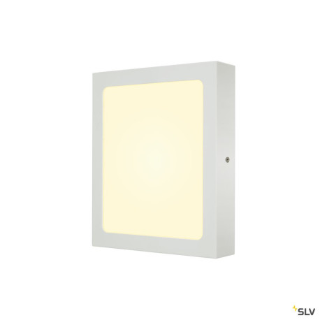 Plafonniers intérieurs LED SENSER 24 plafonnier intérieur carré blanc mat LED 15W 3000K variable Tri - SLV 1003019 
