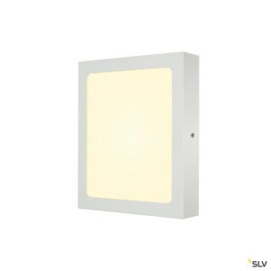 Plafonniers intérieurs LED SENSER 24 plafonnier intérieur carré blanc mat LED 15W 3000K variable Tri - SLV 1003019 