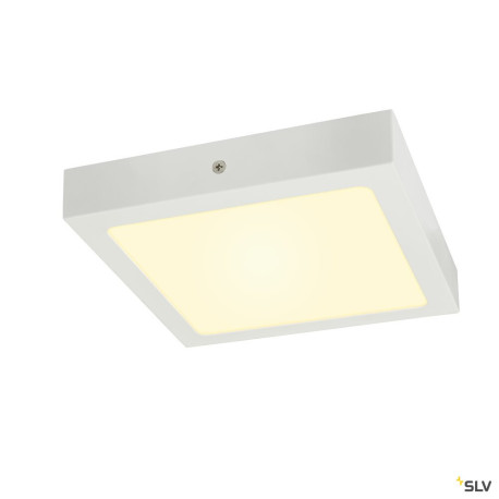 Plafonniers intérieurs LED SENSER 24 plafonnier intérieur carré blanc mat LED 15W 3000K variable Tri - SLV 1003019 