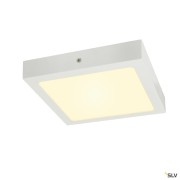 Plafonniers intérieurs LED SENSER 24 plafonnier intérieur carré blanc mat LED 15W 3000K variable Tri - SLV 1003019 