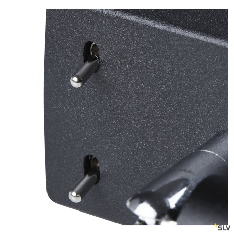 Liseuses QUADRASS SPOT applique intérieure liseuse noir E27 max 40W LED 2W 3000K - SLV 1003428 