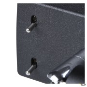 Liseuses QUADRASS SPOT applique intérieure liseuse noir E27 max 40W LED 2W 3000K - SLV 1003428 