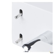 Liseuses QUADRASS SPOT applique intérieure liseuse blanc E27 max 40W LED 2W 3000K - SLV 1003429 