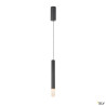 Suspensions LED HELIA AMBIENT 35 suspension int avec patère noir LED 9W 3000K variable - SLV 1003436 