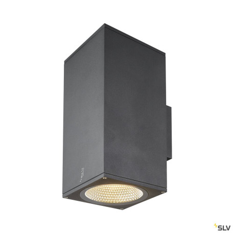Appliques extérieures LED ENOLA applique ext carré L anthracite LED 53W 3000K/4000K IP65 up/down - SLV 1003438 