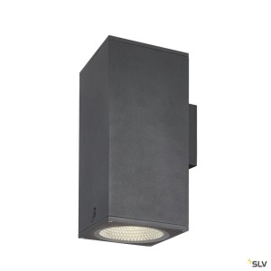 Appliques extérieures LED ENOLA applique ext carré L anthracite LED 53W 3000K/4000K IP65 up/down - SLV 1003438 