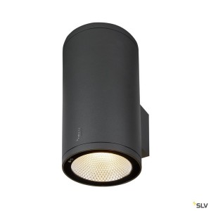 Appliques extérieures LED ENOLA applique ext rond L anthracite LED 53W 3000K/4000K IP65 up/down - SLV 1003441 