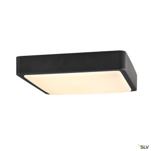 Appliques extérieures LED AINOS applique et plafonnier ext carré anthracite LED 17W 3000K/4000K IP65 - SLV 1003450 