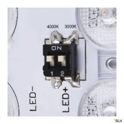Appliques extérieures LED avec détecteur AINOS SENSOR applique plafonnier ext carré anthr LED 18W 3000K/4000K détecteur - SLV 10