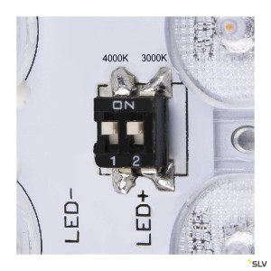 Appliques extérieures LED avec détecteur AINOS SENSOR applique plafonnier ext carré anthr LED 18W 3000K/4000K détecteur - SLV 10