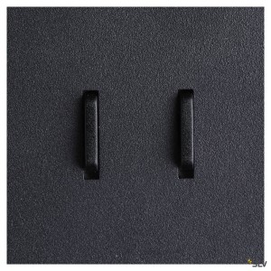 Liseuses SOMNILA SPOT applique int. liseuse droite noir LED 13W 3000K avec port USB - SLV 1003456 