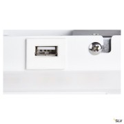 Liseuses SOMNILA SPOT applique int. liseuse gauche blanc LED 13W 3000K avec port USB - SLV 1003457 
