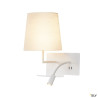 Liseuses SOMNILA FLEX applique int. liseuse gauche blanc LED 3W 3000K avec port USB - SLV 1003459 
