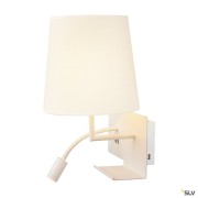 Liseuses SOMNILA FLEX applique int. liseuse droite blanc LED 3W 3000K avec port USB - SLV 1003460 