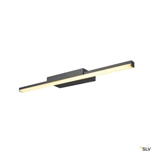 Applique de salle de bains LED GLENOS 60 luminaire de miroir profilé noir SMD LED 126W 3000K - SLV 1003506 