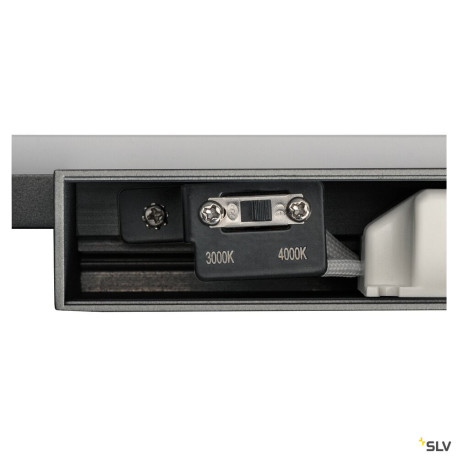 Applique de salle de bains LED GLENOS 60 luminaire de miroir profilé noir SMD LED 126W 3000K - SLV 1003506 