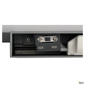 Applique de salle de bains LED GLENOS 60 luminaire de miroir profilé noir SMD LED 126W 3000K - SLV 1003506 