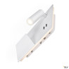 Liseuses SOMNILA SPOT applique int. liseuse gauche blanc LED 13W 3000K avec port USB - SLV 1003457 