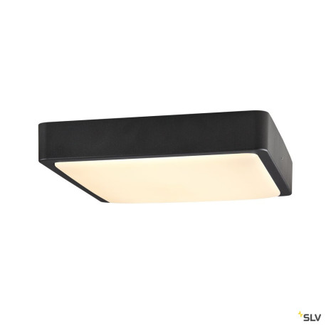Appliques extérieures LED avec détecteur AINOS SENSOR applique plafonnier ext carré anthr LED 18W 3000K/4000K détecteur - SLV 10