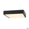 Appliques extérieures LED avec détecteur AINOS SENSOR applique plafonnier ext carré anthr LED 18W 3000K/4000K détecteur - SLV 10