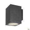 Appliques extérieures LED ENOLA applique extérieure carré L anthracite LED 35W 3000K/4000K IP65 - SLV 1003437 