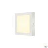 Plafonniers intérieurs LED SENSER 18 plafonnier intérieur carré blanc mat LED 12W 3000K variable Tri - SLV 1003018 
