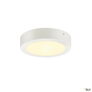 Plafonniers intérieurs LED SENSER 18 plafonnier intérieur rond blanc mat LED 12W 3000K variable Tria - SLV 1003015 