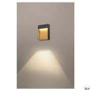 Appliques extérieures LED avec détecteur FLATT SENSOR applique extérieure anthracite LED 16W 3000/4000K IP54 avec  - SLV 1002954