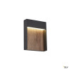 Appliques extérieures LED FLATT applique extérieure anthracite/imitation bois LED 14W 3000/4000K IP6 - SLV 1002953 