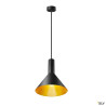 Suspensions PHELIA 25 suspension intérieure Ø 275 cm noir/doré E27 23W max - SLV 1002949 
