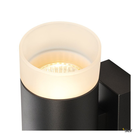 Appliques intérieures ASTINA UP/DOWN applique intérieure noir GU10/QPAR51 2x 10W max - SLV 1002933 