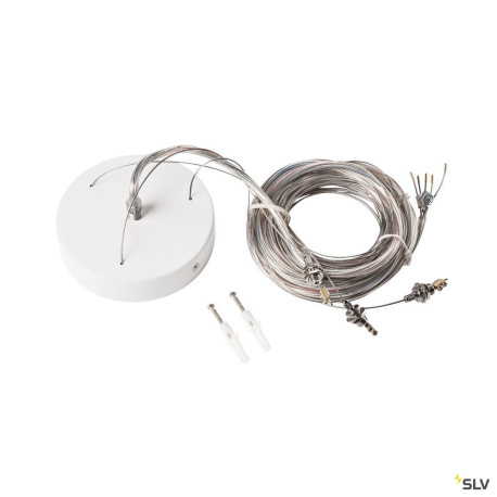 Suspensions Kit de suspension 5m blanc - SLV 1001950 